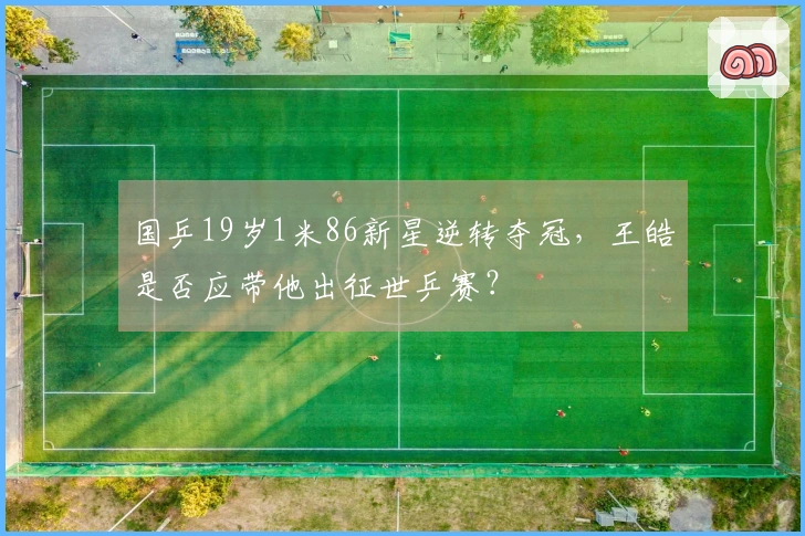 国乒19岁1米86新星逆转夺冠，王皓是否应带他出征世乒赛？